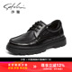 商务工作增高德比鞋 皮鞋 百搭轻便透气真皮牛皮软底 男士 沙驰男鞋