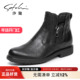 牛皮棉鞋 沙驰冬季 马丁靴男款 加绒加厚保暖皮鞋 男鞋 男靴切尔西男士