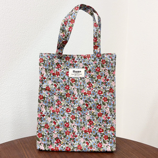 韩国进口DAMS优雅甜美碎花印花防水手提包手提袋妈咪包女日常休闲