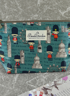 包邮韩国进口正品DAMS防水卡通小士兵化妆包袋洗漱收纳包便携小