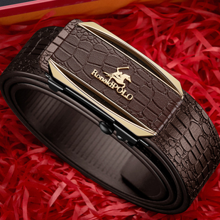 裤 自动扣男式 腰带 男款 520礼物送男友保罗皮带男真皮腰带2025新款