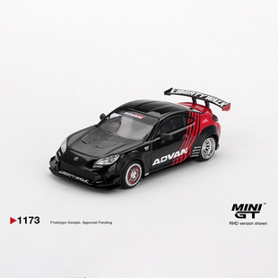 MINIGT 1:64 丰田Toyota GR86 LB Advan涂装仿真合金汽车模型1173