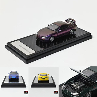 LCD 1:64 丰田Supra速霸 牛魔王 第4代Mk4 A80 跑车 合金汽车模型