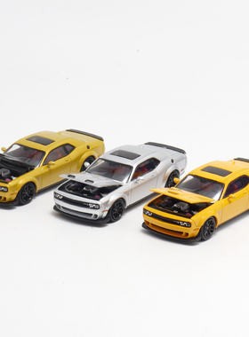 SH 1:64道奇Challenger挑战者SRT Hellcat地狱猫仿真合金汽车模型