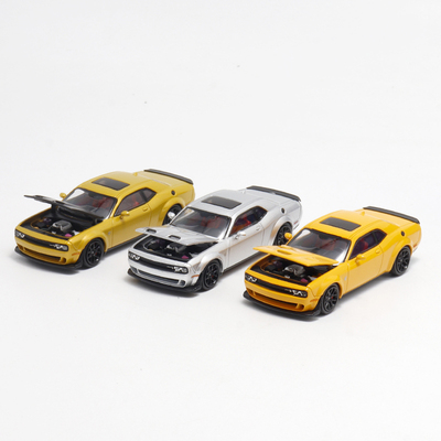 SH 1:64道奇Challenger挑战者SRT Hellcat地狱猫仿真合金汽车模型