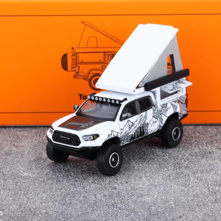 GCD 1:64 丰田 塔科马TACOMA 露营车 越野车仿真合金汽车模型收藏