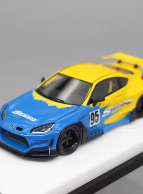 ScaleMini树脂1:64房车跑车 丰田GR86火箭兔Pandem改装款汽车模型