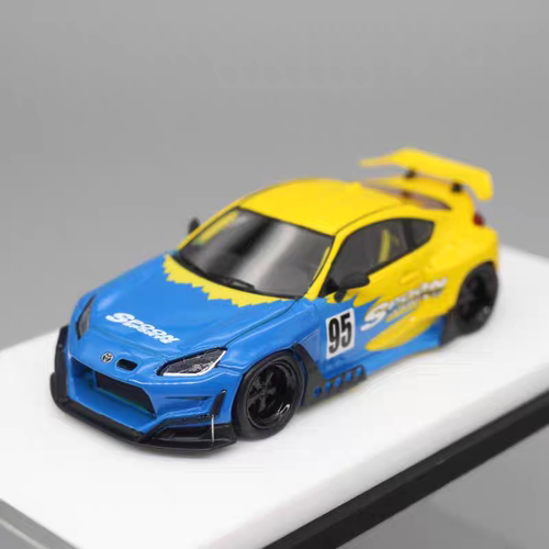 ScaleMini树脂1:64房车跑车 丰田GR86火箭兔Pandem改装款汽车模型