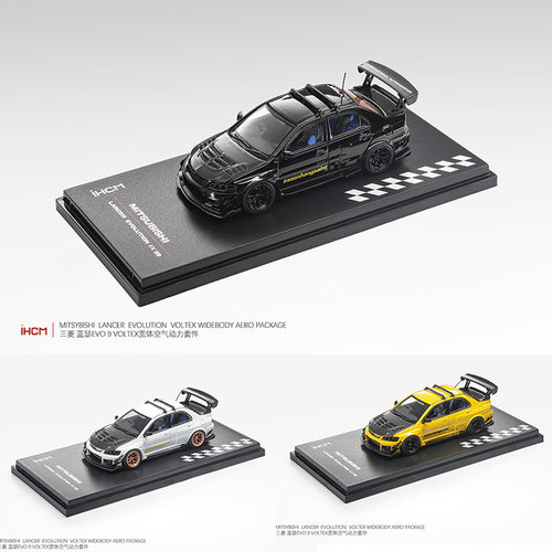 iHCM64 1:64 三菱蓝瑟Lancer GSR Evolution IX EVO 9代 合金车模