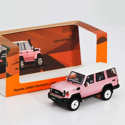 GCD 1:64丰田陆地巡洋舰LC70酷路泽LC76 SUV TRD拉花合金汽车模型