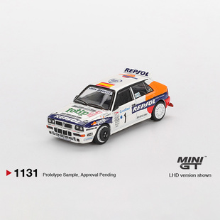 MINIGT 1:64 蓝旗亚 Lancia Delta HF #1 仿真合金汽车模型 1131