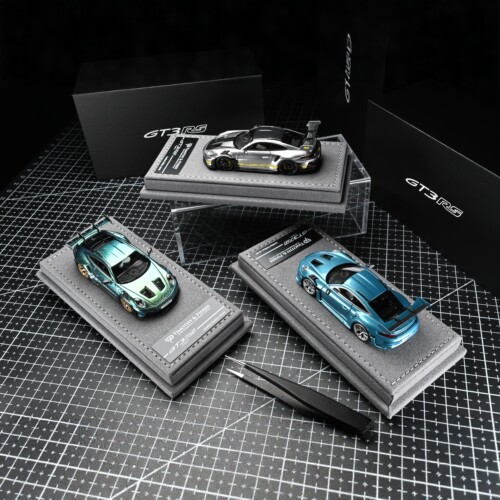 TP 1/64 保时捷 911 992 GT3 RS 跑车 高端树脂 仿真汽车模型收藏