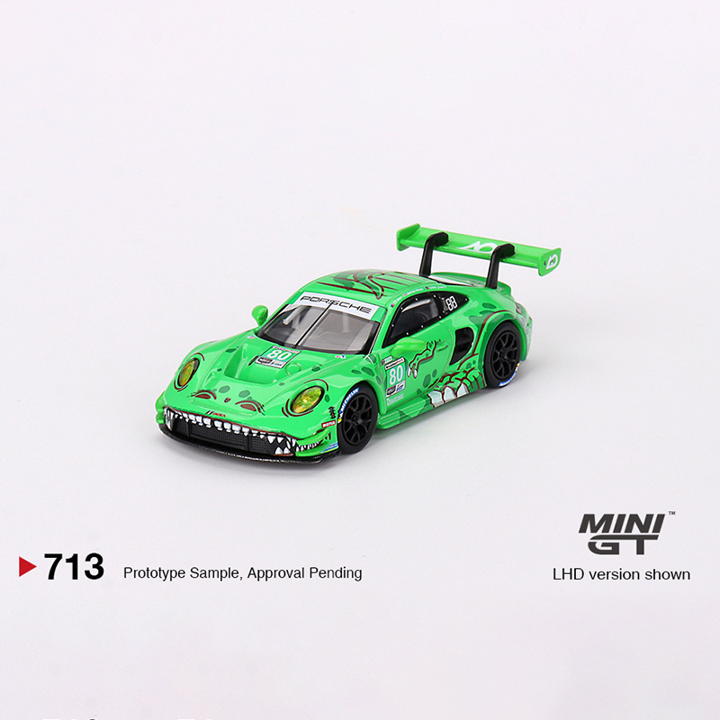 MINIGT 1:64保时捷911 GT3 R # 80 GTD AO 2023 IMSA赛车模型 713 模玩/动漫/周边/娃圈三坑/桌游 火车/摩托/汽车模型 原图主图