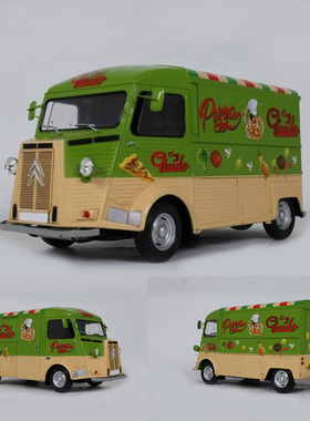 Solido 1:18 雪铁龙CITROËN TYPE HY 巴士 面包车绿合金汽车模型