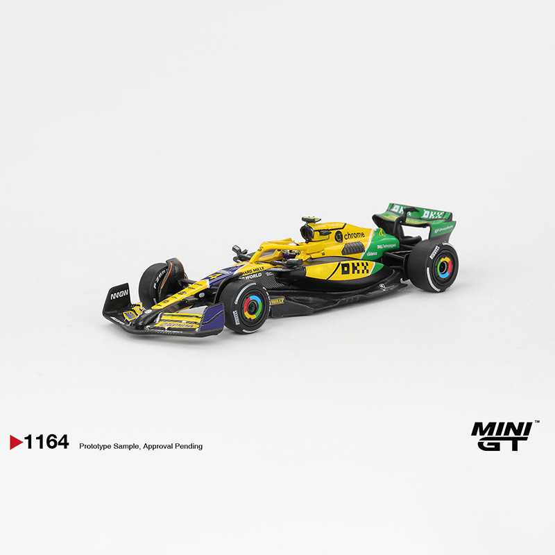 MINIGT 1:64迈凯伦MCL38 #4 Lando Norris 2024 F1合金车模型1164