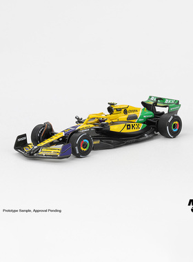 MINIGT 1:64迈凯伦MCL38 #4 Lando Norris 2024 F1合金车模型1164