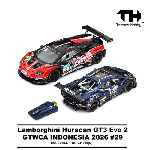 TH 1:64 兰博基尼飓风Huracan GT3 EVO2跑车仿真合金汽车模型收藏
