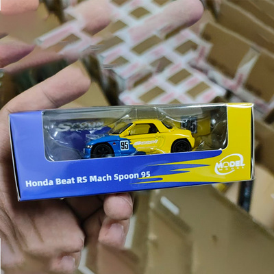 MM 1:64 本田Honda Beat RS Mach Spoon 95跑车仿真合金汽车模型