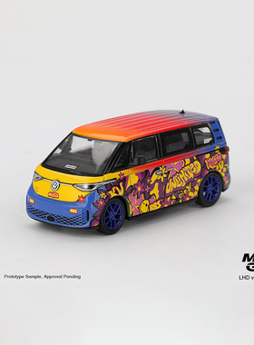 MINIGT 1:64 大众 Volkswagen ID.Buzz KW/BBS 合金汽车模型 1159