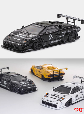 Vision64 1:64 兰博基尼Countach康塔什LP500 可翻灯合金汽车模型