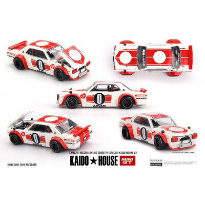 Kaido House x Minigt 1:64 尼桑2000GT-R KPGC10合金汽车模型211