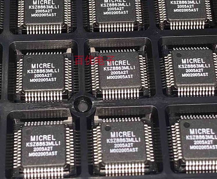 全新原装 KSZ8863MLLI QFP48 KSZ8863 以太网控制器芯片IC