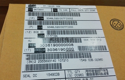 S34ML02G100TFI000 IC 代理Spansion FLASH 2GBIT 25NS 48TSOP