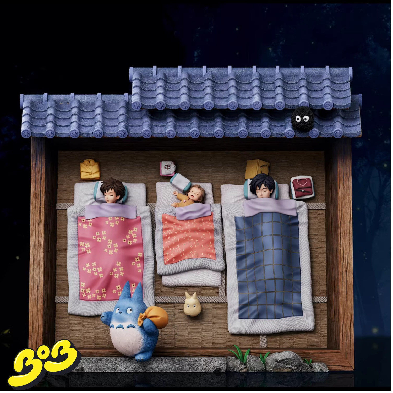 【BOB2】代购订金 T ONE 相框系列 入眠 龙猫 TONERM 雕像摆件