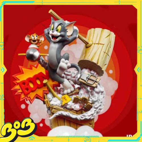 【BOB2】代购现货 LRON 猫和老鼠 汤姆 杰瑞 正版手办 雕像摆件