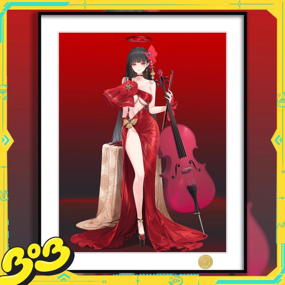 【BOB二】代购现货 H2工作室 礼服调月莉音 碧蓝蔚蓝档案 装饰画