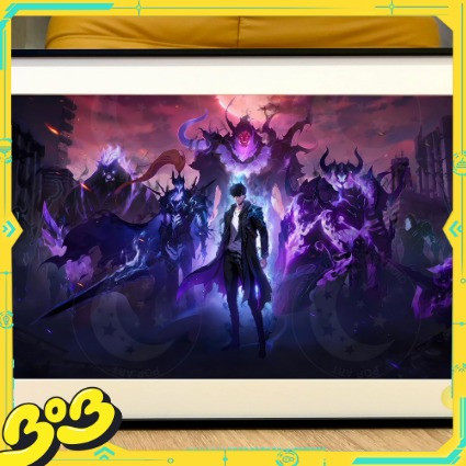 【BOB2】代购现货 星空 SOLO LEVELING程肖宇 暗影君王 装饰画