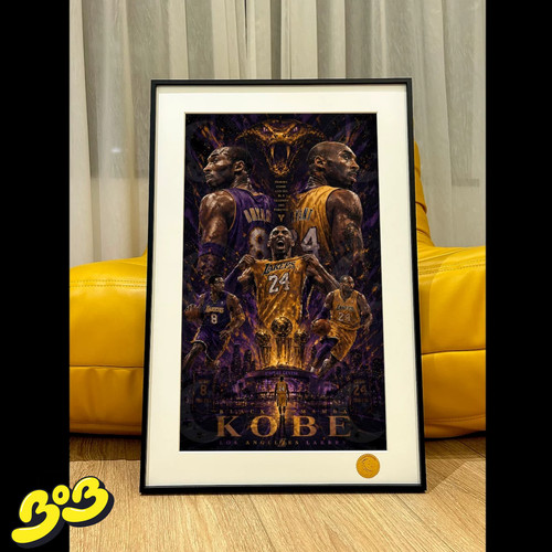 【BOB2】代购现货 星空 王朝科比 布莱恩特黑曼巴洛杉矶 装饰画