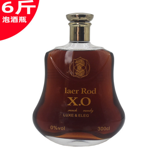 6斤大酒瓶3L洋酒瓶客厅酒瓶装饰玻璃泡酒空瓶XO酒瓶子自酿酒装瓶