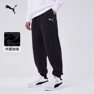 针织裤 男子PUMA彪马卫裤 加绒保暖宽松运动长裤 686405 百亿补贴
