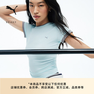NOAFTERNO联名|修身假两件短袖运动T恤女PUMA彪马官方夏季 637431