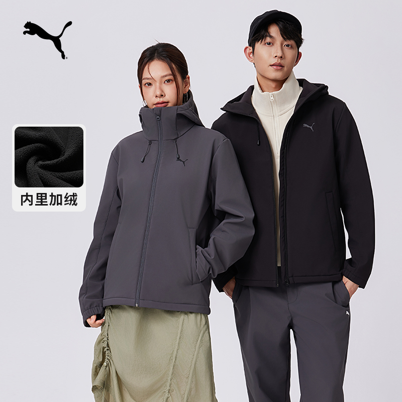 拒水加绒保暖运动外套PUMA彪马