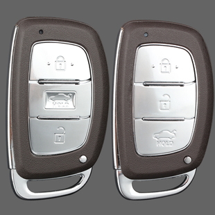 适用现代名图新瑞纳朗动索纳塔领动智能卡钥匙汽车遥控器钥匙外壳