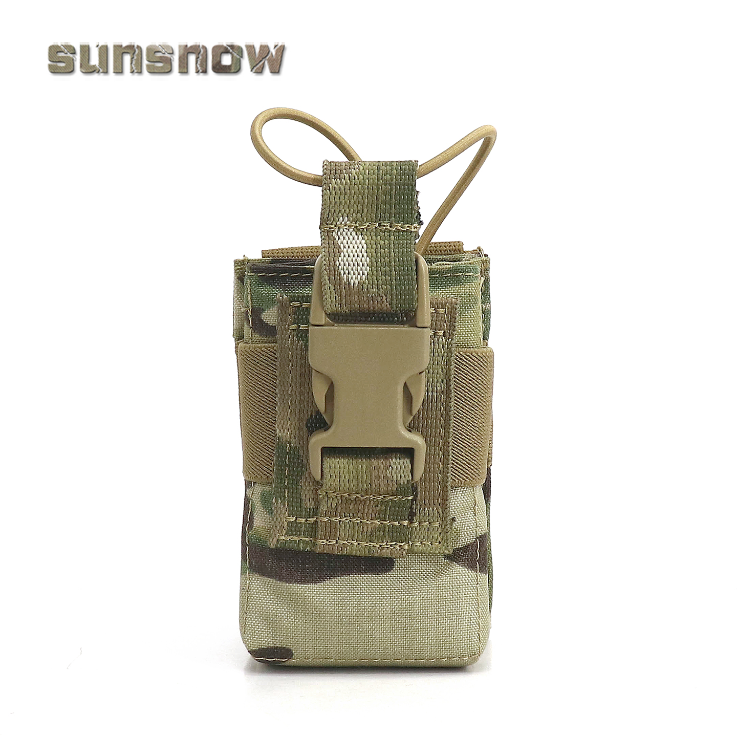 【太阳雪】战术侧围电台软包通用对讲机防震Molle加厚袋 背心附包