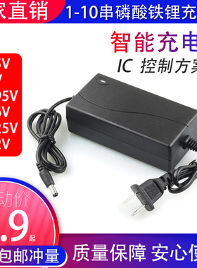 3.2V磷酸铁锂电池3.65V7.2v10.95V14.6v18.25V29.2V1A2a3A充电器