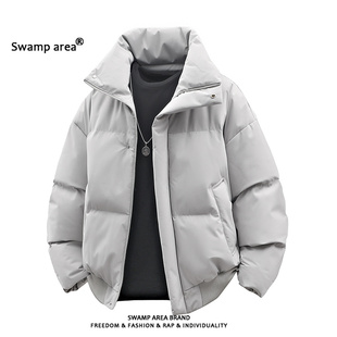 SWAMP AREA冬季潮牌棉衣外套男士新款加厚保暖宽松休闲棉袄棉服男