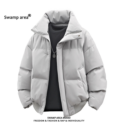 SWAMP AREA冬季潮牌棉衣外套男士新款加厚保暖宽松休闲棉袄棉服男