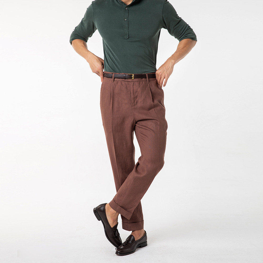 活动BNF 夏季亚麻布料男士薄款修身单褶休闲百搭青年长裤 BXC020在类目 男装, 休闲裤中 - 来自Buy2taobao.com提供专业的淘宝代购服务