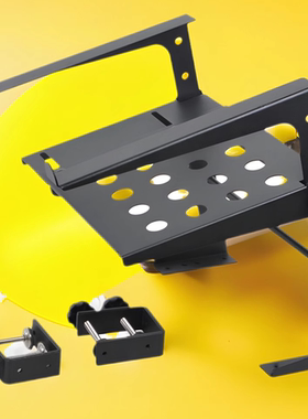 黑色DJ电脑支架 midi键盘打击垫 架 电音打碟机架 酒吧桌面搓碟架