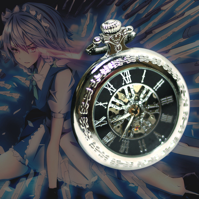 东方project周边十六夜咲夜幻想乡二次元动漫机械怀表手表女礼物