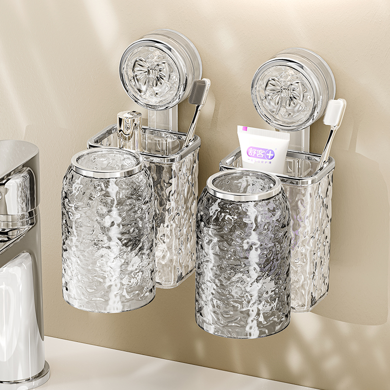 【2024新款】吸盘牙刷置物架