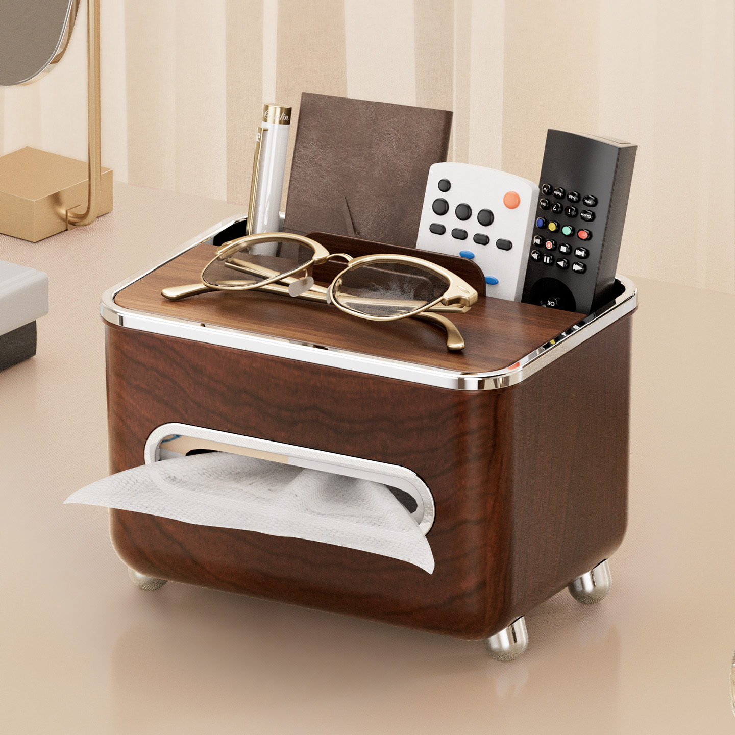 【2025新款】家用桌面纸巾盒