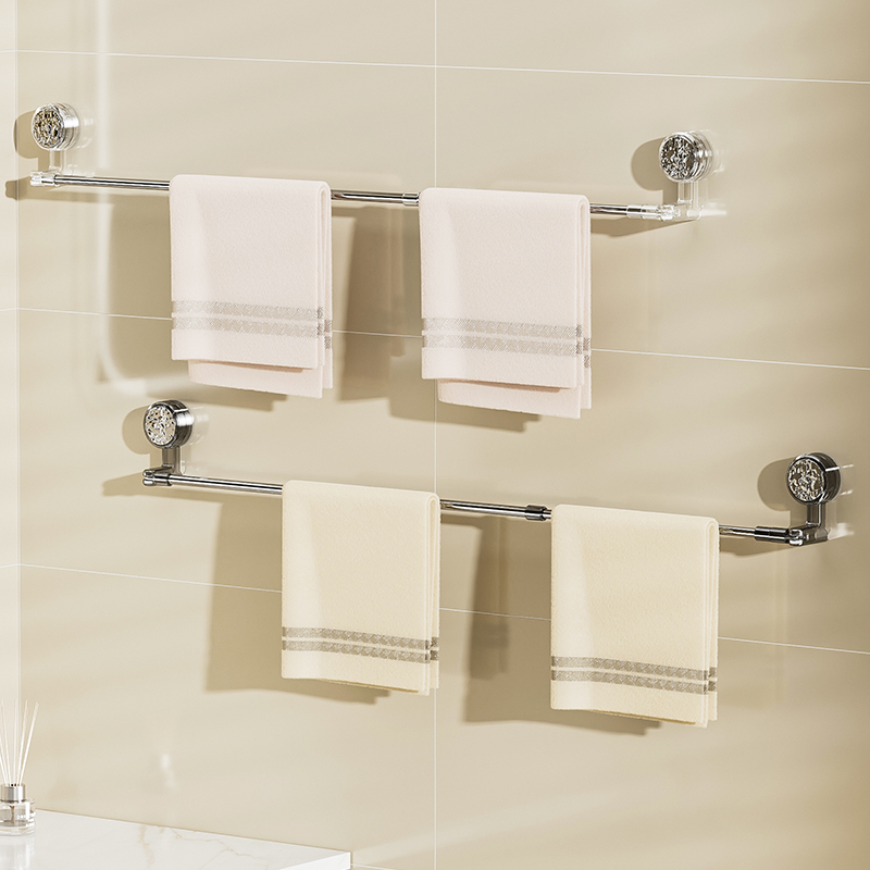 【2024新款】吸盘伸缩毛巾架