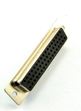 全铜 黑胶 DB头 DB-50P DB50 母头  3排50PIN 孔 焊线式+