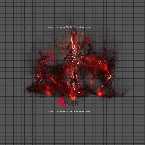 传奇光柱素材 光环特效 剑 动态高清PNG序列 GH140