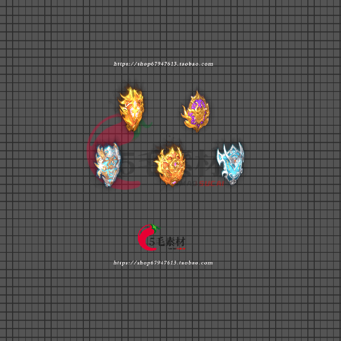 传奇斗笠素材 高清动态特效 特殊帽子动态进阶首饰装备 QT51